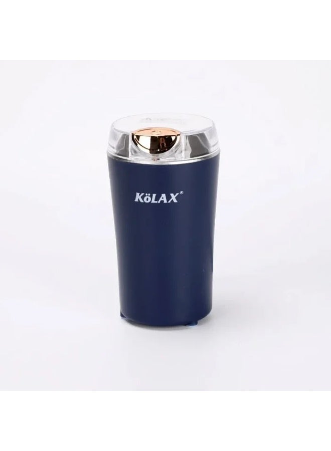 Kolax Compact Electric Powder Grinder - Stainless Steel Blades for Coffee Beans, Spices, Nuts, and Grains - Portable One-Touch Mini Grinding Machine - Image 3